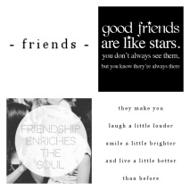Good Friends are like stars...